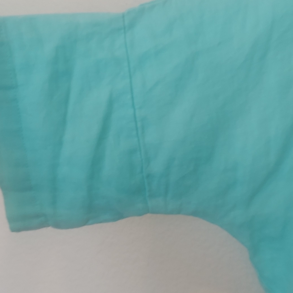 Coco Rose Turquoise Blue V-Neck Dress 3/4 Sleeve -One Size - Picture 4 of 14